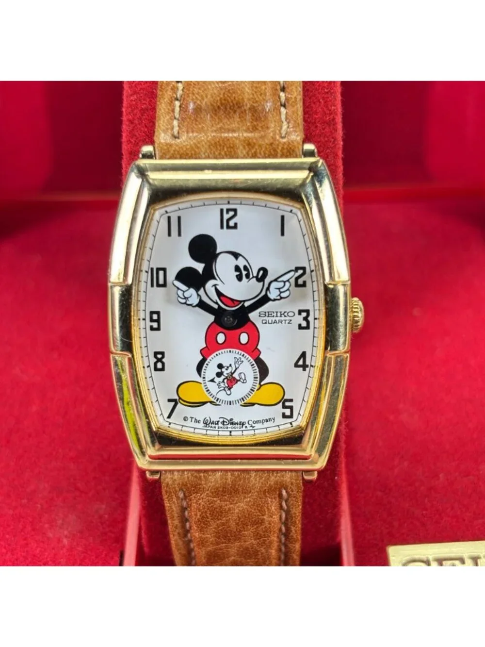 New Vintage 1987 Disney Seiko Mickey Mouse Watch 60th Anniversary Men & Women's